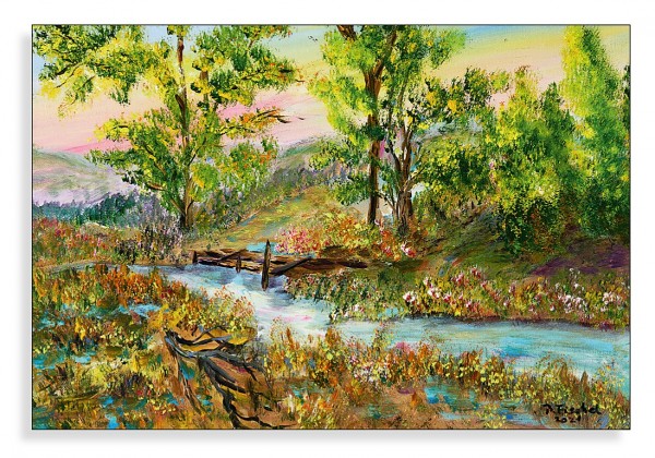 Fluss in den Bergen
