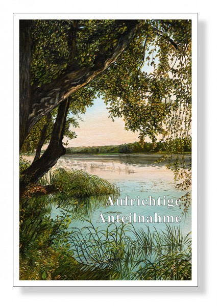 Trauerkarte «Aufrichtige Anteilnahme»