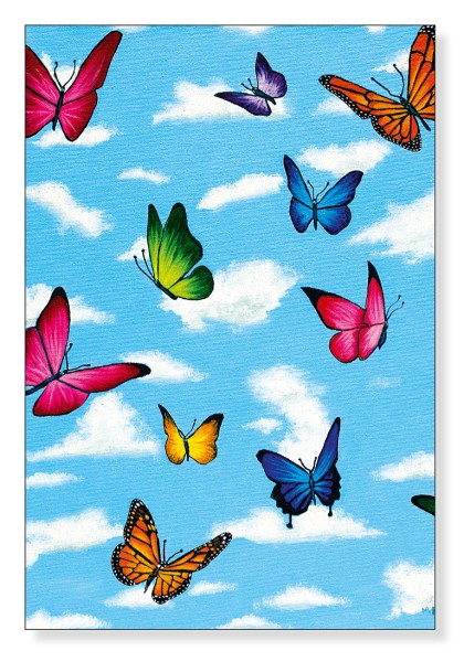 Schmetterlinge am Himmel